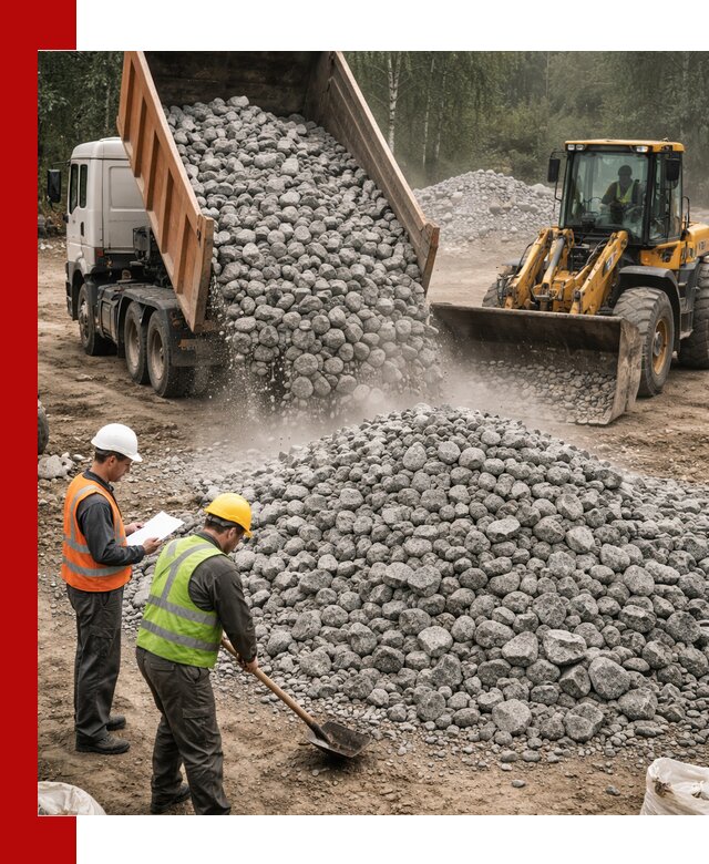 Гранитный щебень фракция 70-150 доставка в Жигулёвске