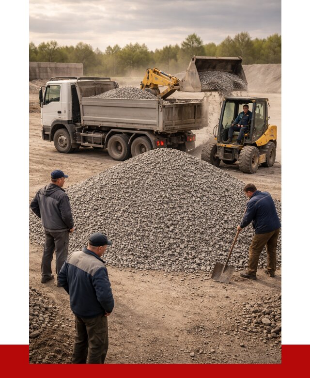 Гравийный щебень фракция 5-20 в Жигулёвске от 2429 р. ПРОНЕРУДЖгл