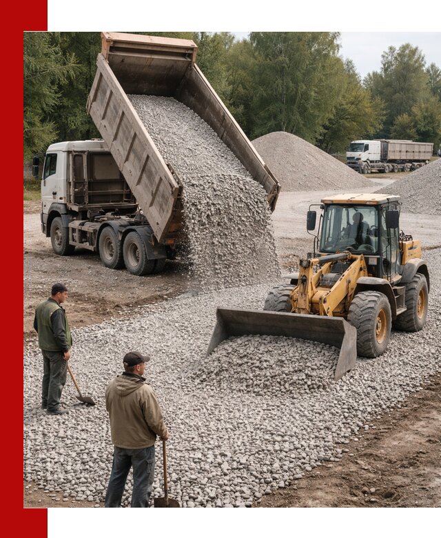 Купить гравийный щебень фракция 20-40 в Жигулёвске с доставкой