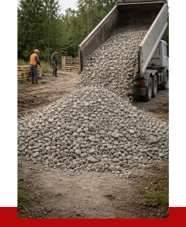 гравийный щебень фракция 70-120 в Жигулёвске от 2479 р. ПРОНЕРУДЖгл