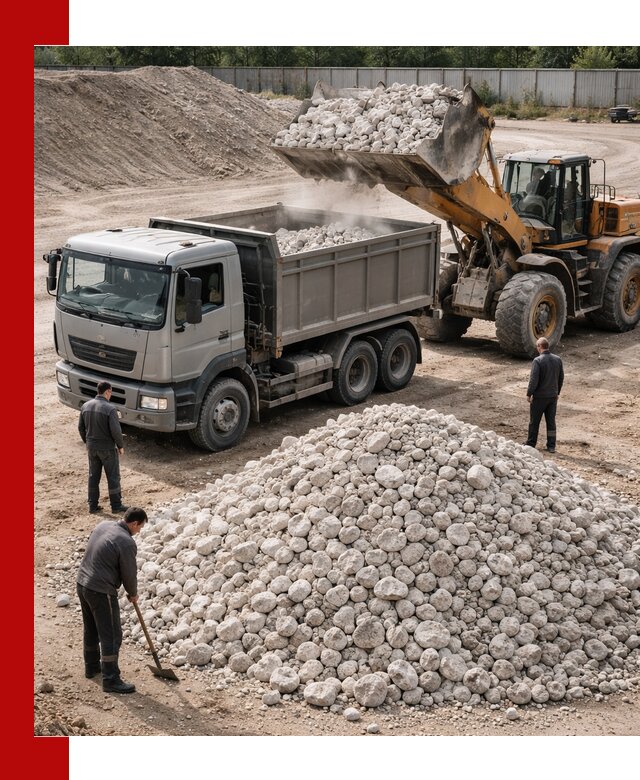 Известняковый щебень фракция 70–150 с доставкой в Жигулёвске