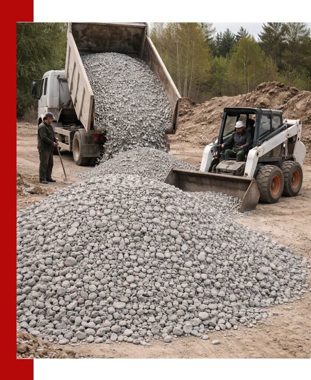 Доставка доломитового щебня в Жигулёвске напрямую от карьера