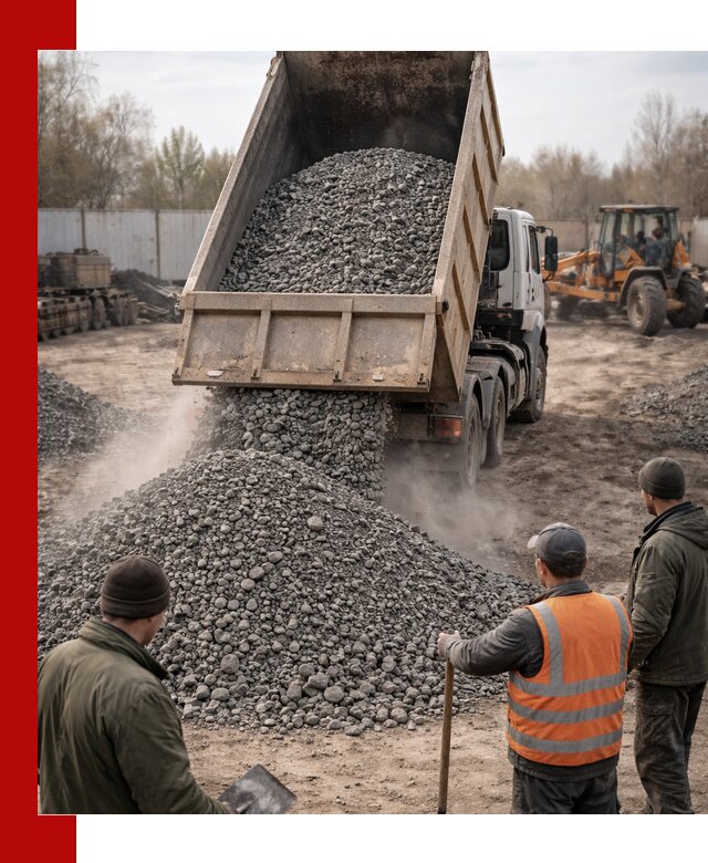 Доставка шлакового щебня в удобные сроки по выгодной цене в Жигулёвске