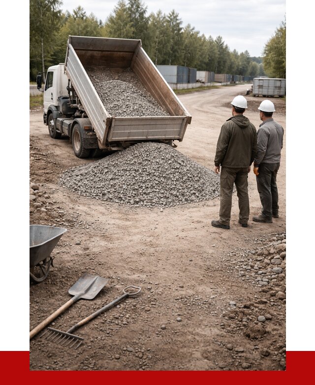 Бетонный щебень фракция 5-20 в Жигулёвске от 3238 р., ПРОНЕРУДЖгл