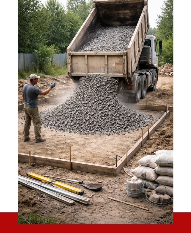 Купить щебень для фундамента в Жигулёвске от 4554 р. | ПРОНЕРУДЖгл