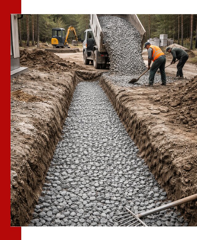 Щебень для дренажа с доставкой в Жигулёвске высокого качества