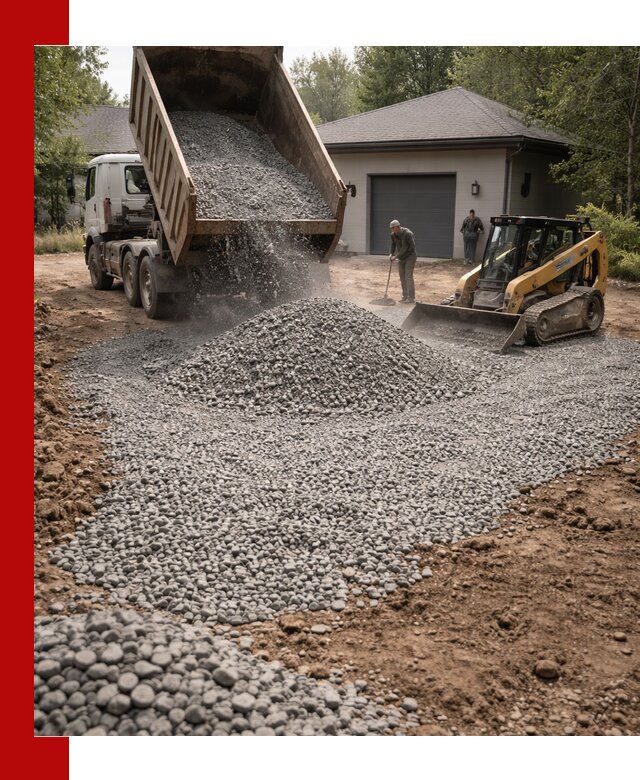 Щебень для парковки в Жигулёвске: доставка и укладка качественного материала
