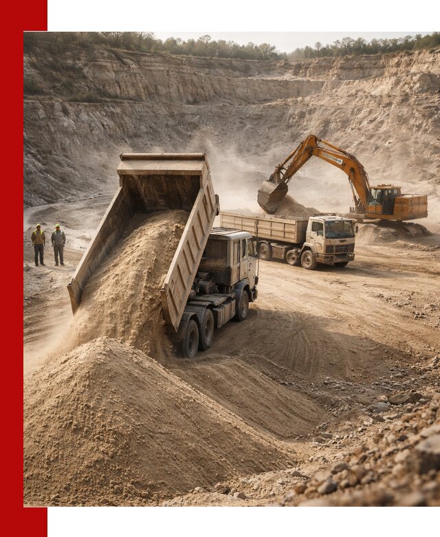 Карьерный песок навалом с доставкой в Жигулёвске