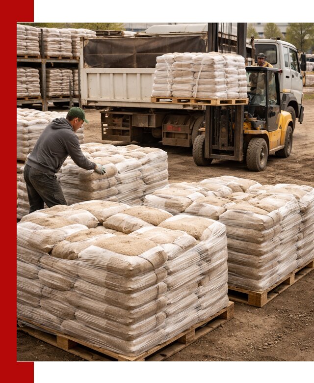 Карьерный песок в мешках с доставкой в Жигулёвске