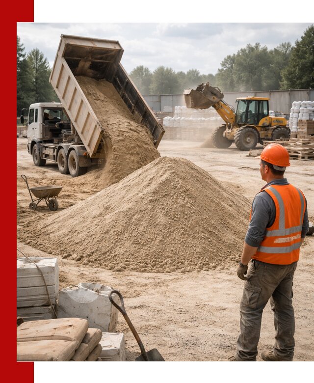 Доставка строительного песка с самосвалом в Жигулёвске