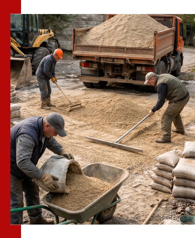 Поставка песка для стяжки в Жигулёвске с быстрой доставкой