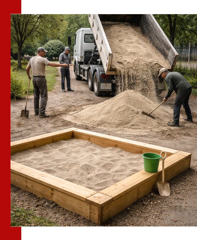 Песок для песочницы с доставкой в Жигулёвске недорого и чистый