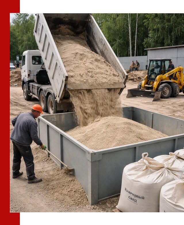 Кварцевый песок для фильтра в Жигулёвске — доставка и качество