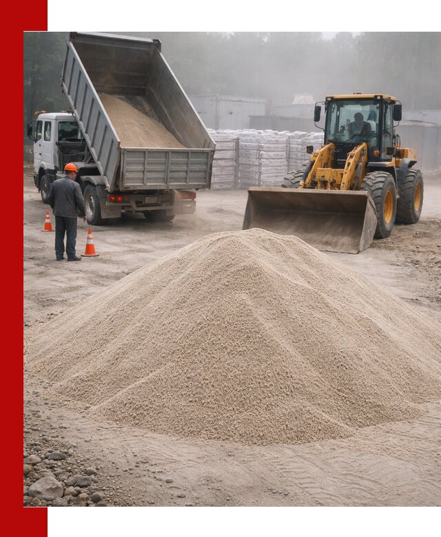 Кварцевый песок фракция 0–8 для стройработ в Жигулёвске