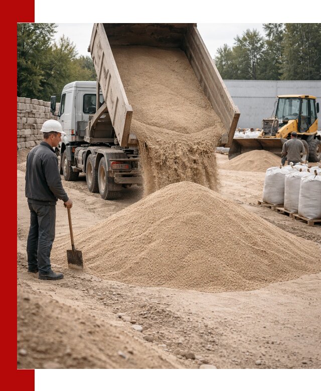 Кварцевый песок фракция 0–3 мм с доставкой в Жигулёвске