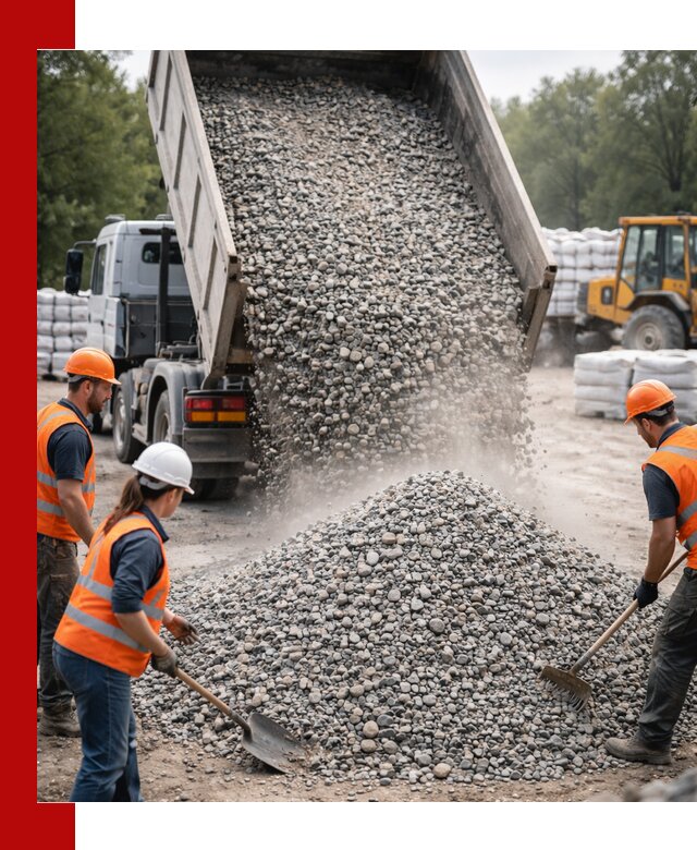 Доставка гравия и камня в Жигулёвске оптом и в розницу