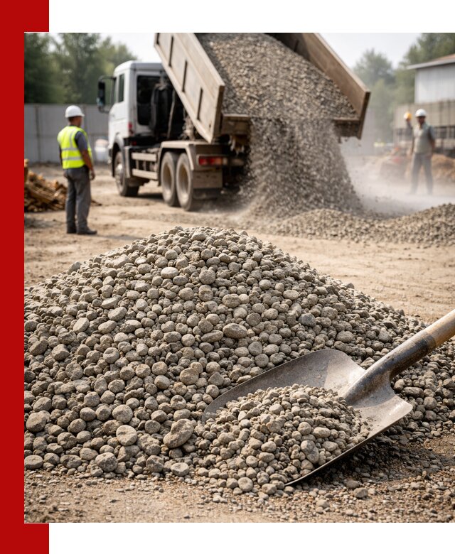 Доставка гравия фракции 20-40 в Жигулёвске с самосвалами