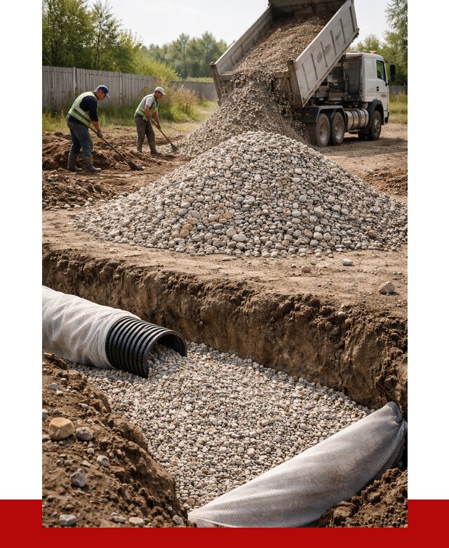 Гравий для дренажа в Жигулёвске от 2226 р., доставка ПРОНЕРУДЖгл