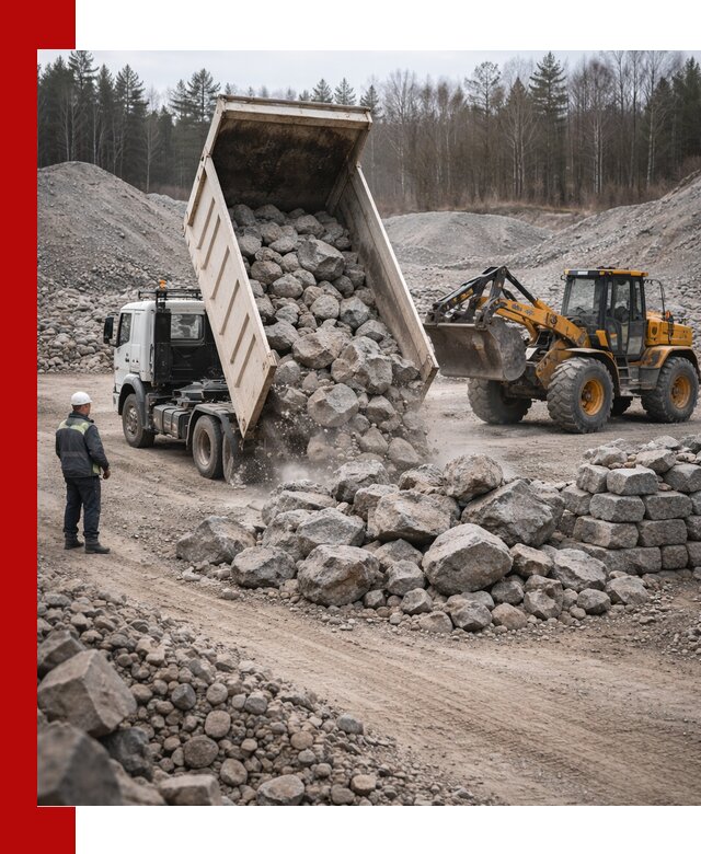 Доставка и продажа бутового гранитного камня в Жигулёвске