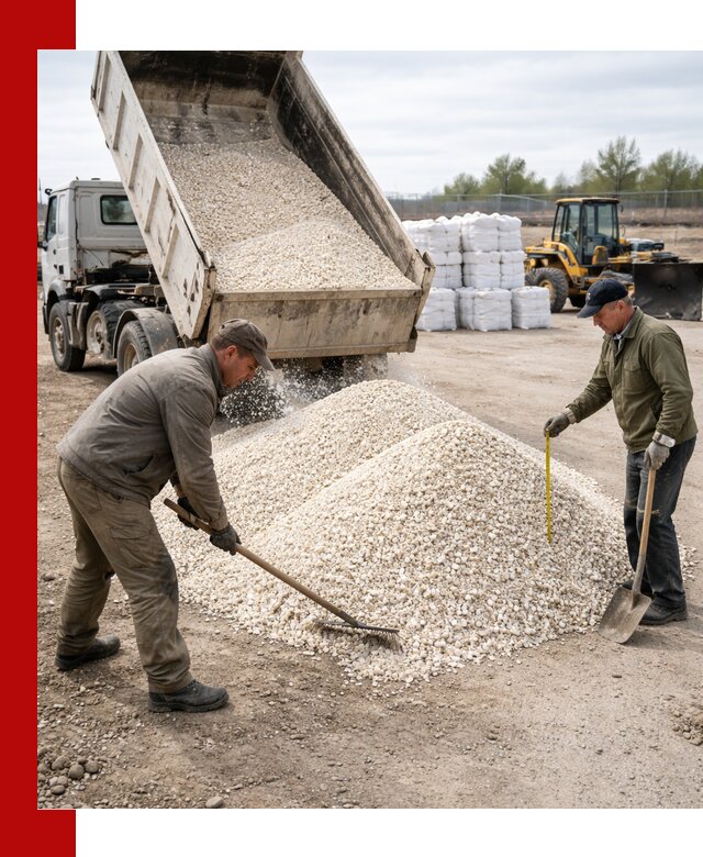 Мраморная крошка с доставкой и разгрузкой в Жигулёвске