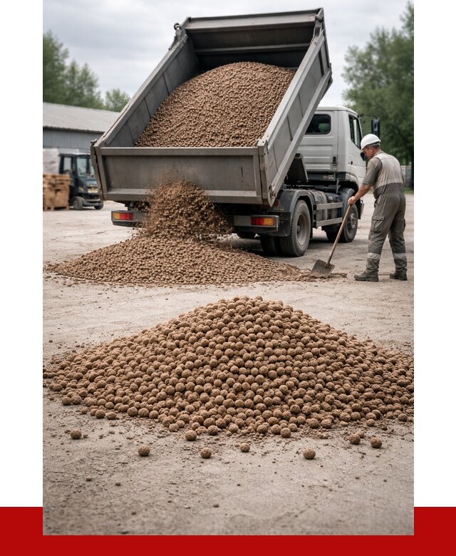 Керамзит с доставкой в Жигулёвске от 4250 р. за м3 | ПРОНЕРУДЖгл