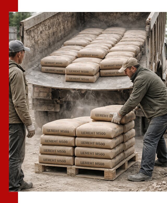 Цемент М500 с доставкой самосвалом в Жигулёвске