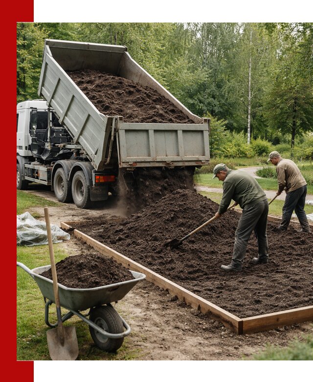 Доставка грунта для озеленения и благоустройства в Жигулёвске