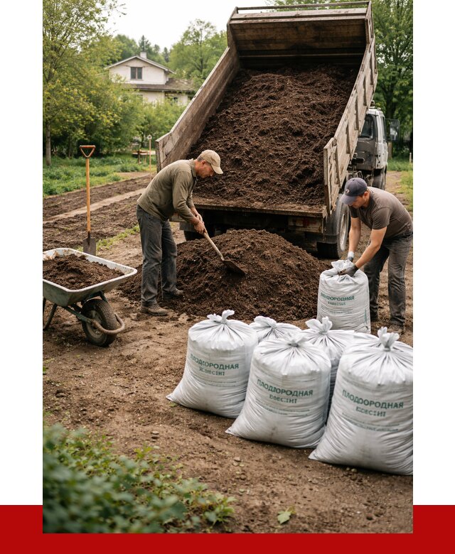 Плодородная смесь в Жигулёвске от 4250 р./куб с доставкой | ПРОНЕРУДЖгл