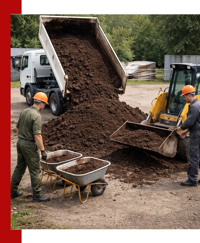 Доставка торфо-земляной смеси в Жигулёвске для огорода и ландшафта