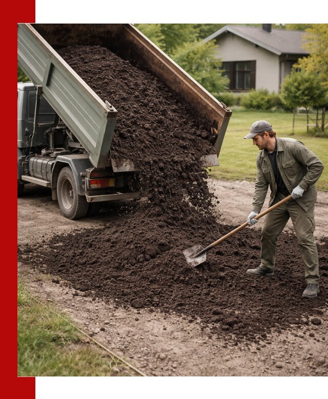 Чернозем для газона с доставкой в Жигулёвске быстро и качественно