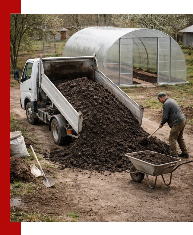 Чернозем для теплицы с доставкой в Жигулёвске