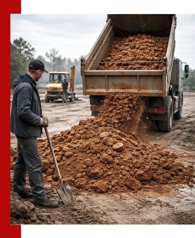 Глина для засыпки в Жигулёвске с доставкой самосвалами
