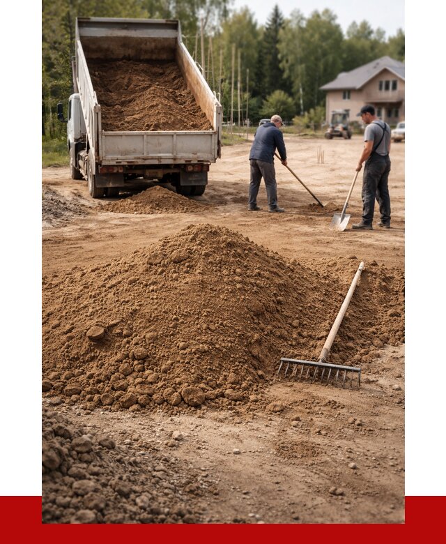 Суглинок для планировки в Жигулёвске с доставкой от 4250 р. | ПРОНЕРУДЖгл