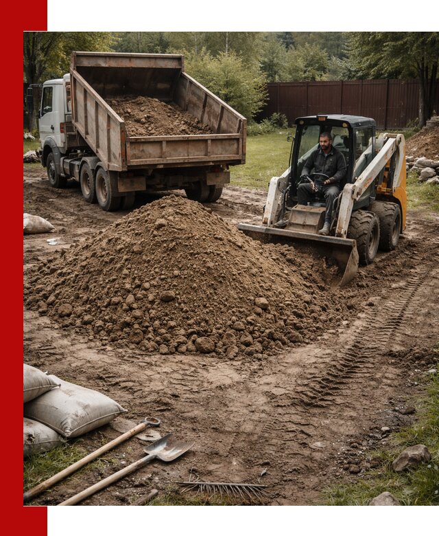 Суглинок для планировки участков в Жигулёвске с доставкой и выгрузкой