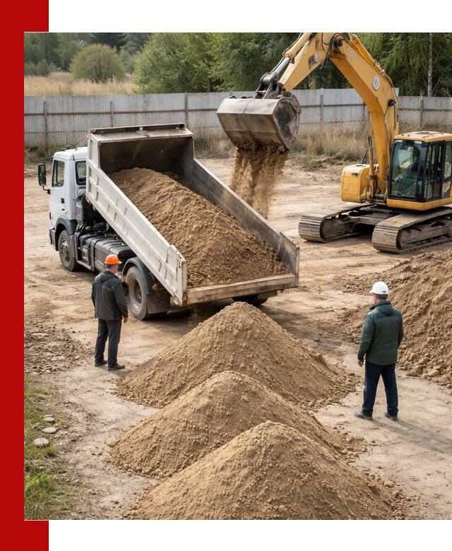 Доставка супеси вагонными и автопартиями в Жигулёвске