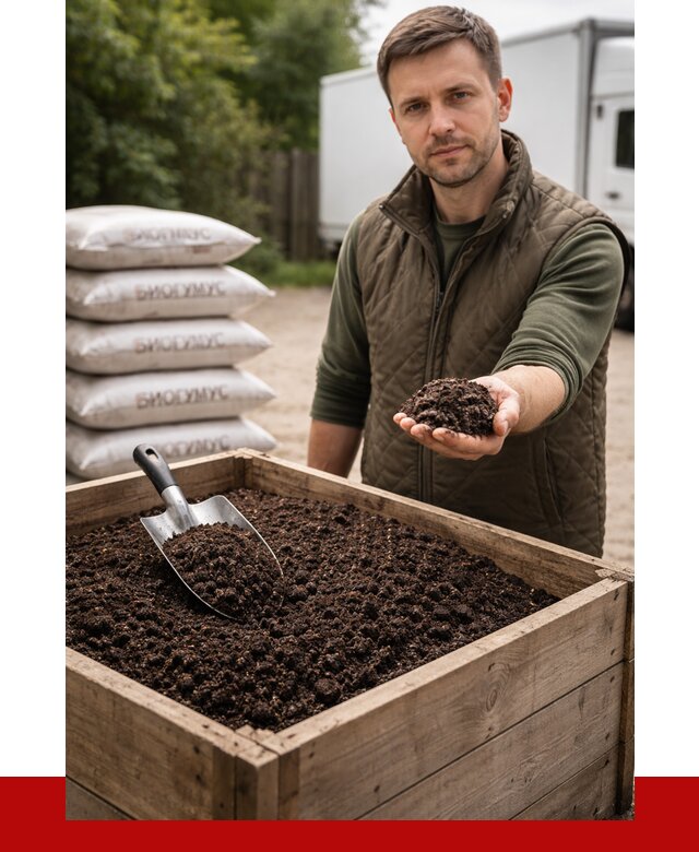 Купить биогумус в Жигулёвске с доставкой от 8601 р. за куб | ПРОНЕРУДЖгл