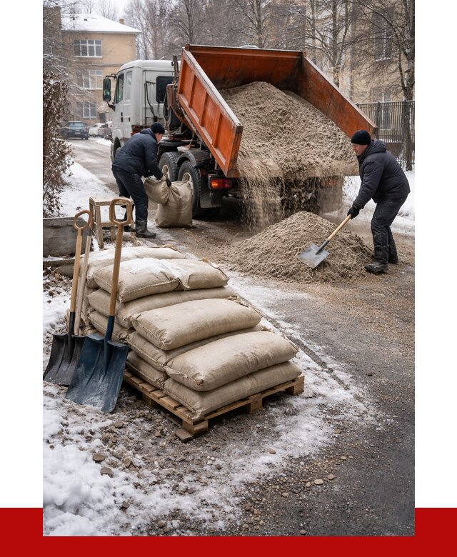Противогололедные материалы оптом в Жигулёвске от 4250 р. | ПРОНЕРУДЖгл