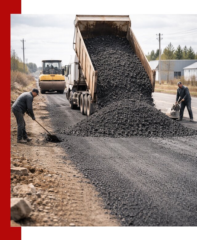 Асфальтовая крошка для дорог в Жигулёвске — поставка и доставка