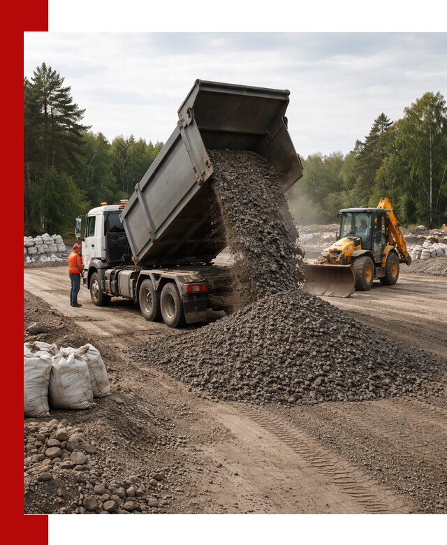 Доставка дробленого асфальта в Жигулёвске для дорожных работ
