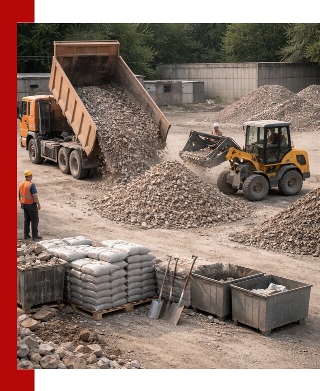 Вторичные материалы для отсыпки в Жигулёвске — поставка и доставка