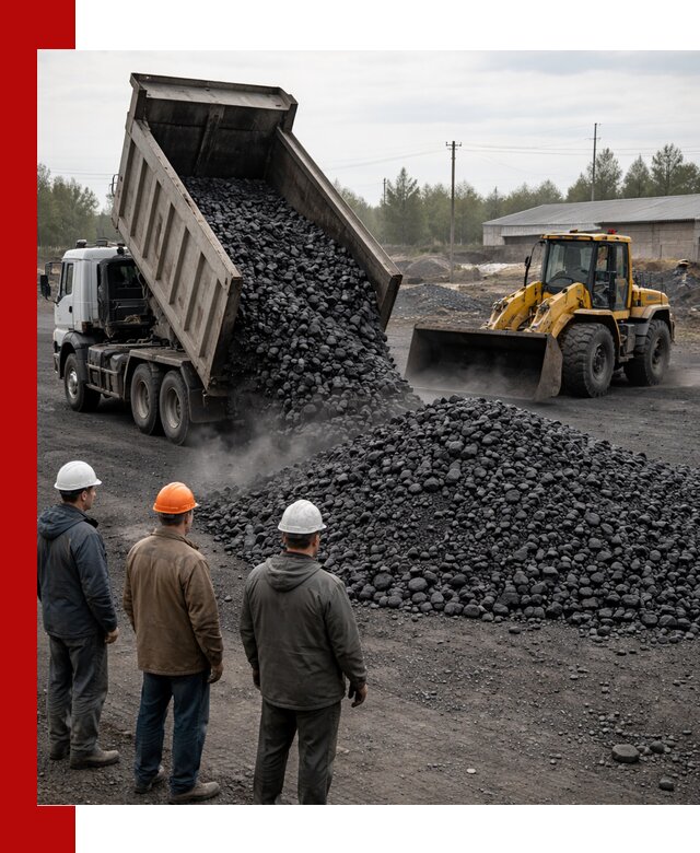 Доставка угля антрацита в Жигулёвске с самосвалами и погрузкой