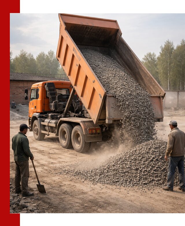 Доставка самосвалом 20 м3 в Жигулёвске быстро и надежно