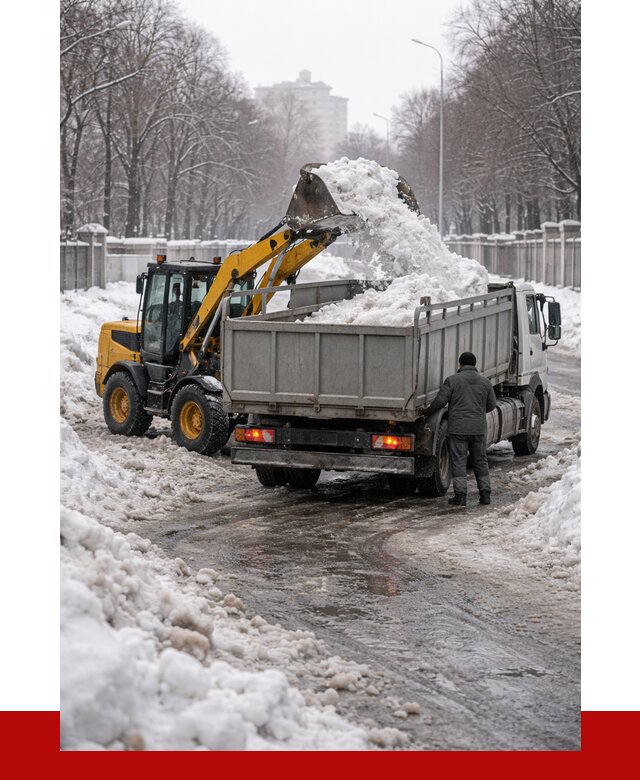 Вывоз снега с погрузкой в Жигулёвске от 3542 р. ПРОНЕРУДЖгл