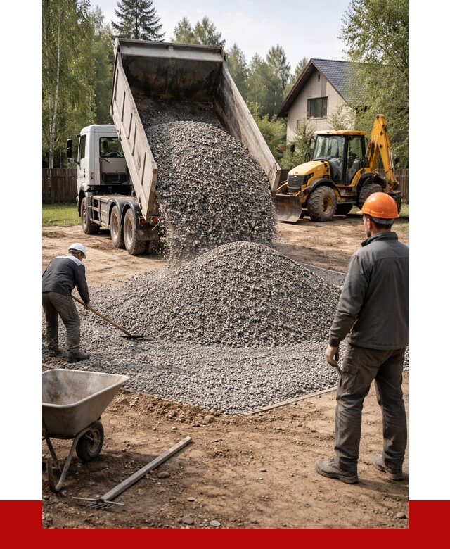 Отсыпка участка щебнем в Жигулёвске от 6577 р. ПРОНЕРУДЖгл