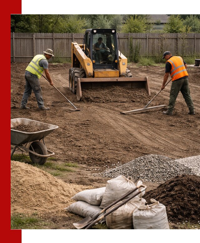 Выравнивание участка под строительство и благоустройство в Жигулёвске