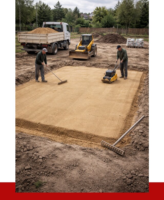 Устройство песчаной подушки в Жигулёвске от 4554 р. ПРОНЕРУДЖгл