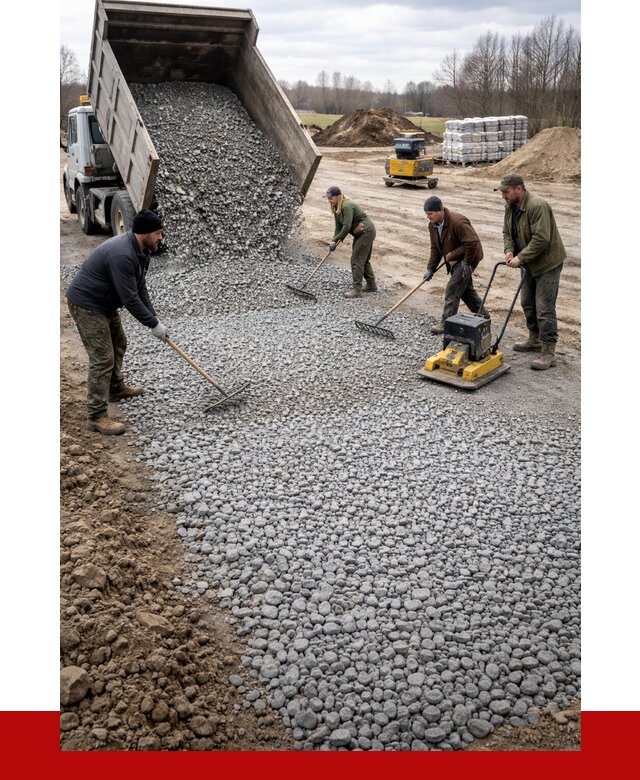 Устройство щебеночной подушки в Жигулёвске от 4554 р. ПРОНЕРУДЖгл