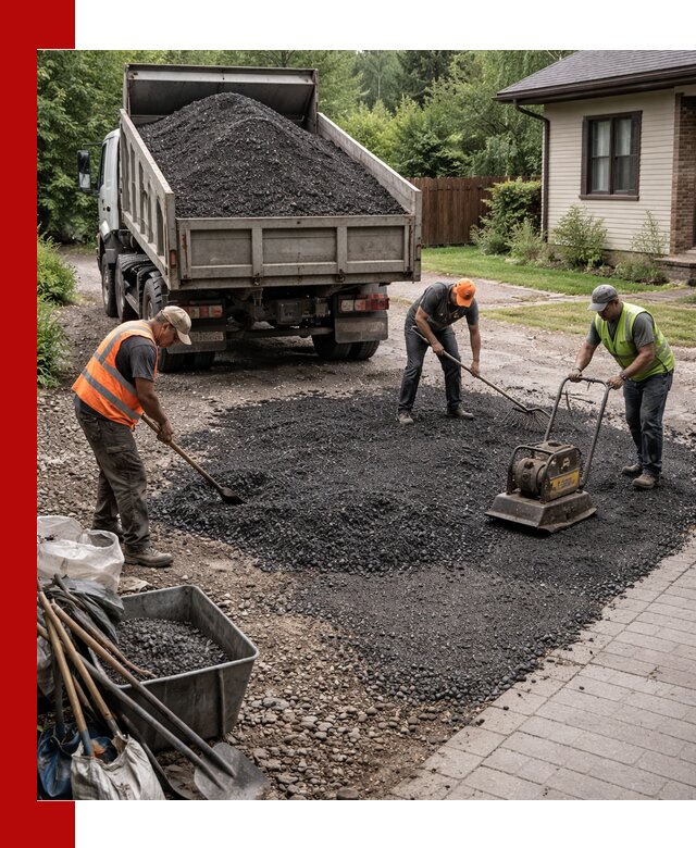 Асфальтовая крошка для двора с доставкой в Жигулёвске